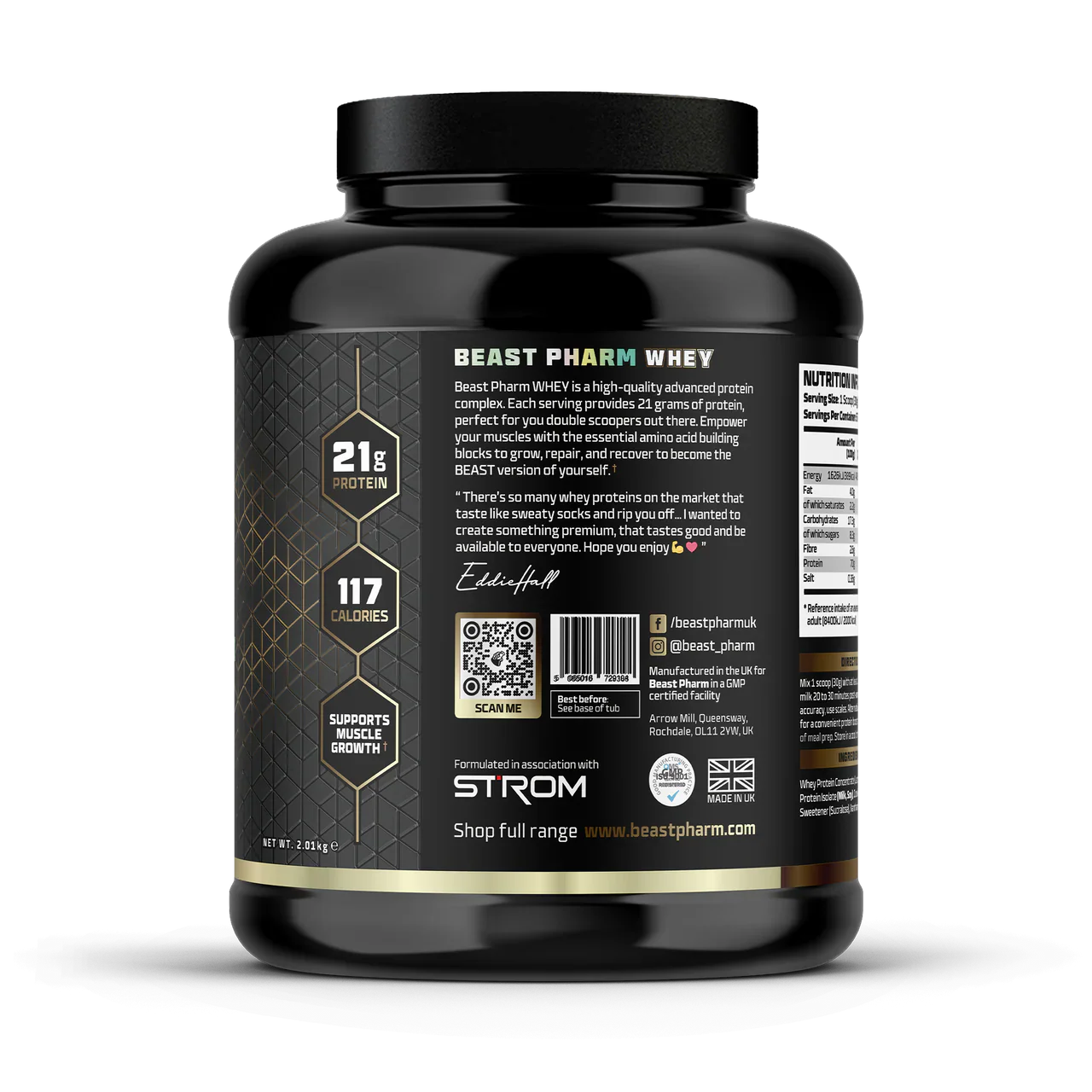 WHEY Premium Protein Complex 2.01kg - Vanilla
