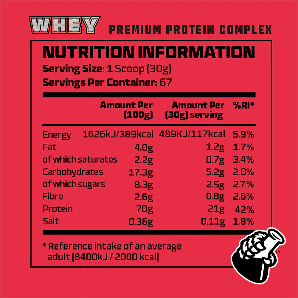 WHEY Premium Protein Complex 2.01kg - Strawberry Cheesecake